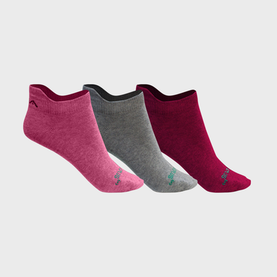 Gsa kids aero 365 organic plus ultralight low cut 3 pairs socks, Multi, medium