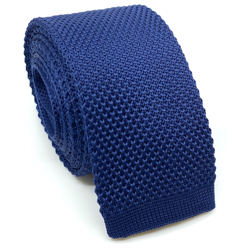 Woven knitted skinny tie image number null