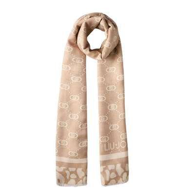 Liu Jo shawl with logo, , medium