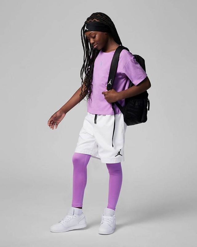Girls jumpman sustainable leggings image number null