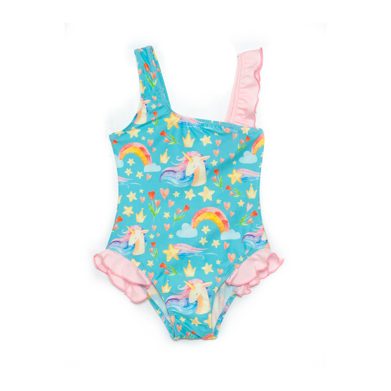 Full body bebe girls swimsuit unicorn 251-null