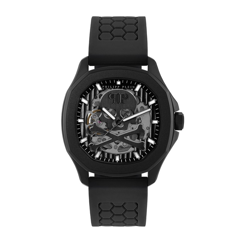 Black synthetic sport watch-null