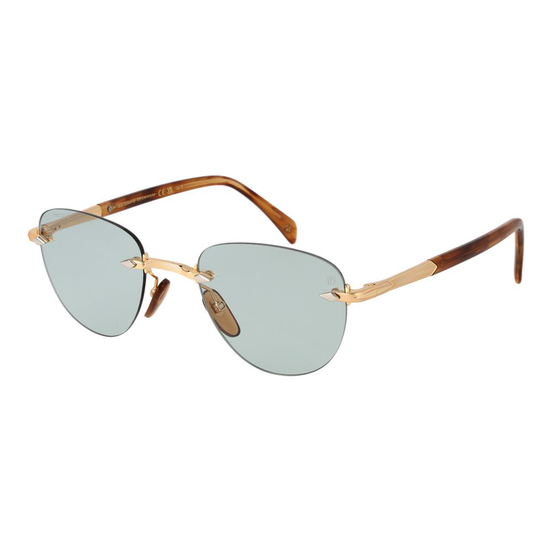 Gold metal sunglasses-null
