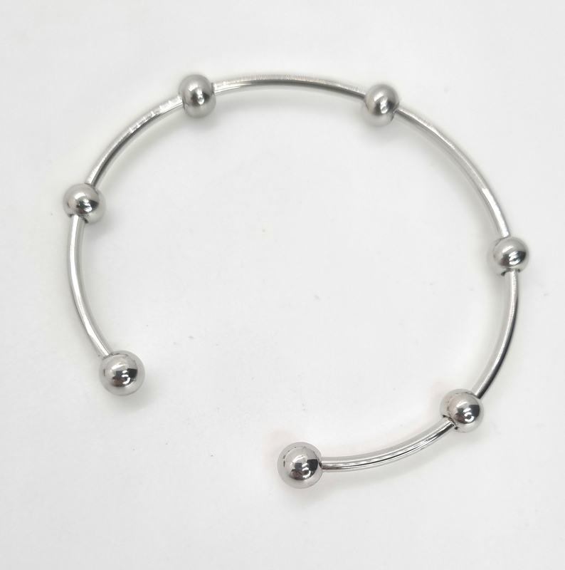 Beaded cuff bracelet image number null