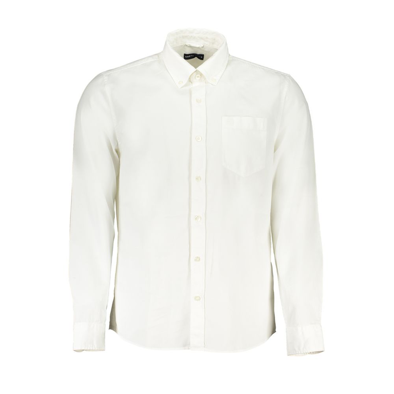 White cotton men shirt-null