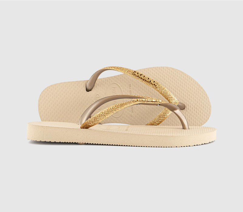Havaianas kids' slim glitter II flip flop image number null