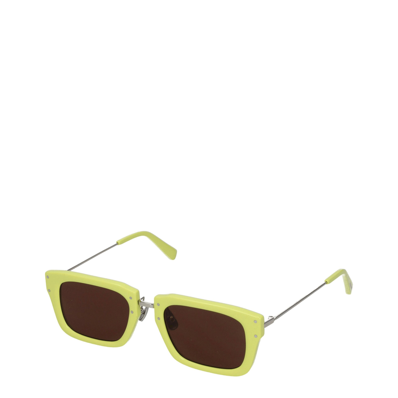 Yellow acetate sunglasses-null