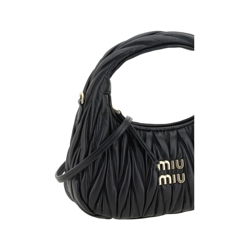 Black calf leather bos taurus handbag-null