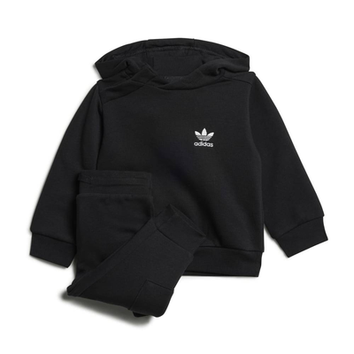 Adidas hoodie set, Black, medium