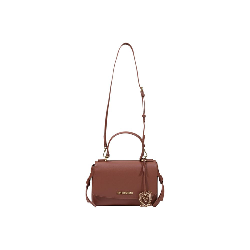 Brown polyethylene handbag-null