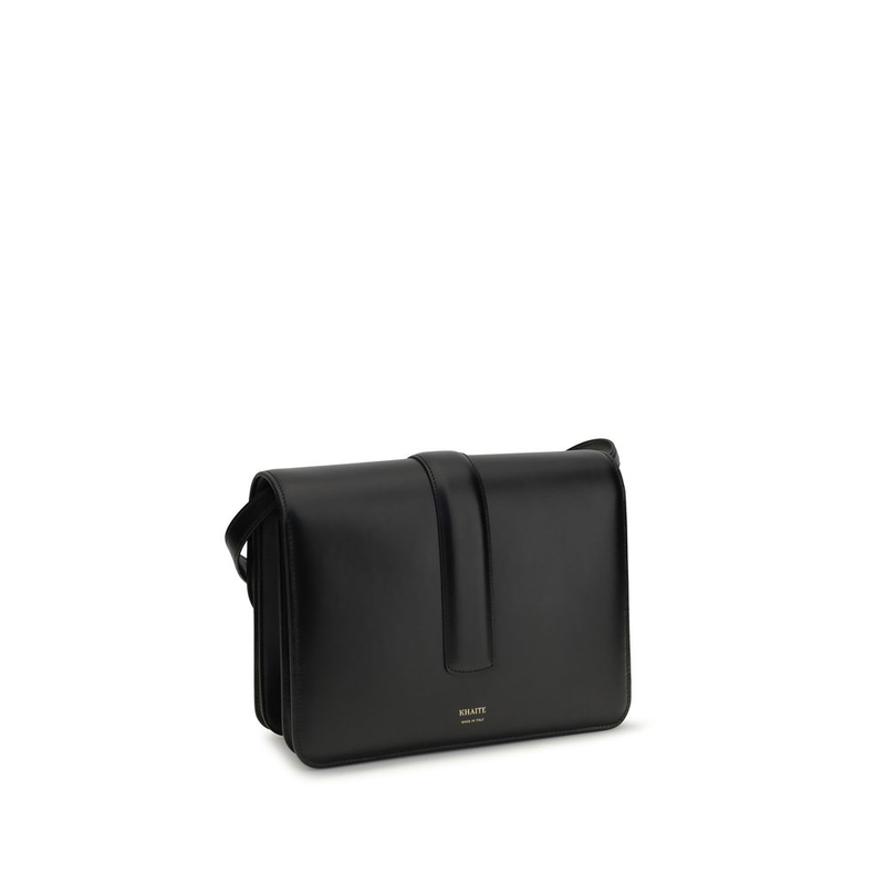 Black calf leather bos taurus shoulder bag-null