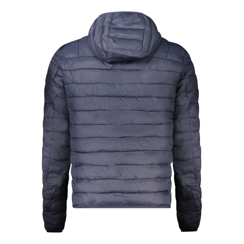 Blu polyester men's jacket-null