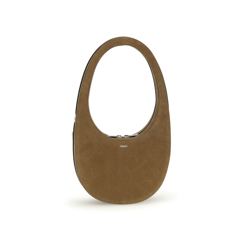 Brown calf leather bos taurus shoulder bag-null