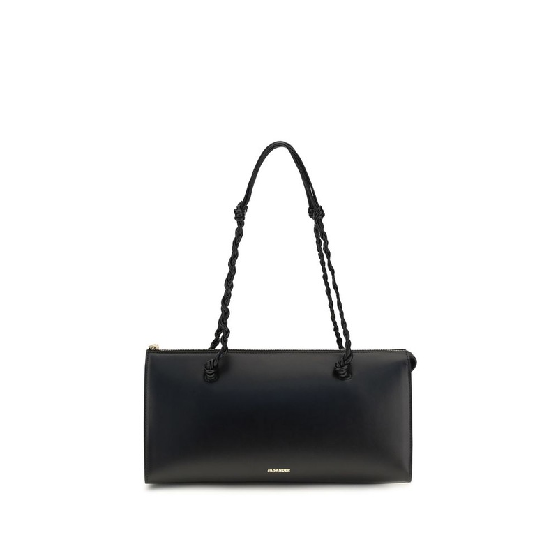 Black calf leather bos taurus shoulder bag-null