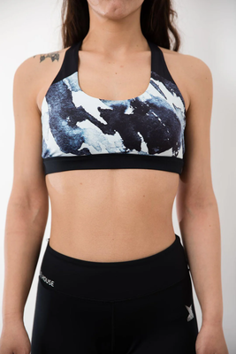 Fuelhouse x veren sports bra in cascada blue, , medium