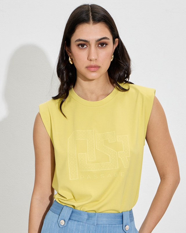 Blouse lycra sleeveless-null