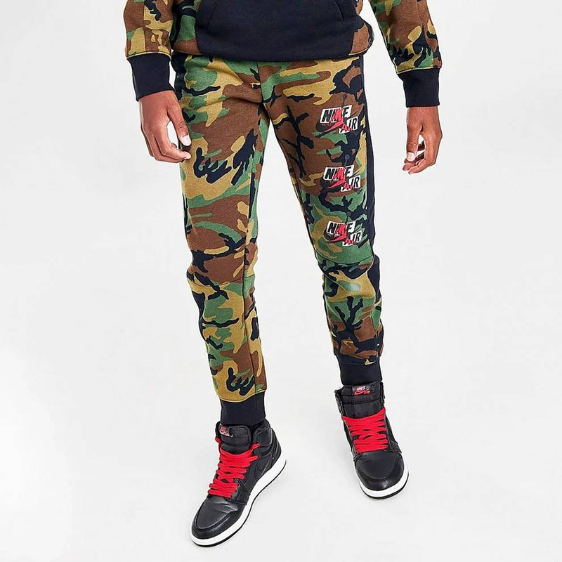 Nike jordan boys jumpman classics III camo fleece pant-null