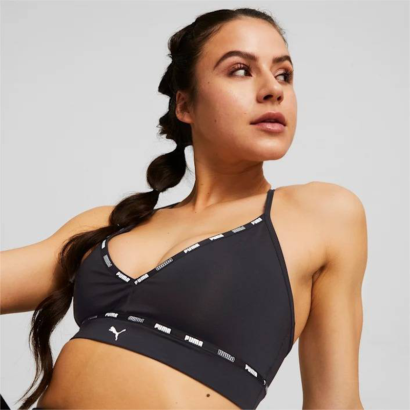 Low impact strong strappy sport bra image number null