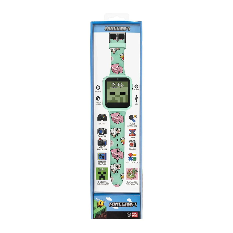 Minecraft interactive silicon strap kids' watch image number null