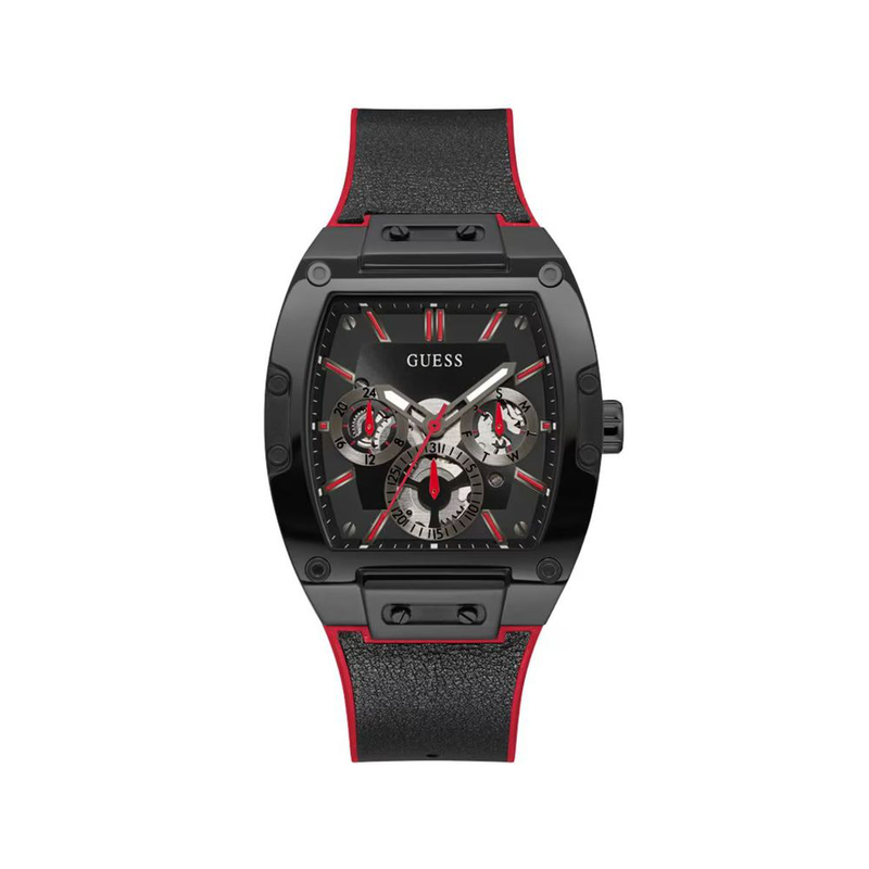 Black synthetic sport watch-null
