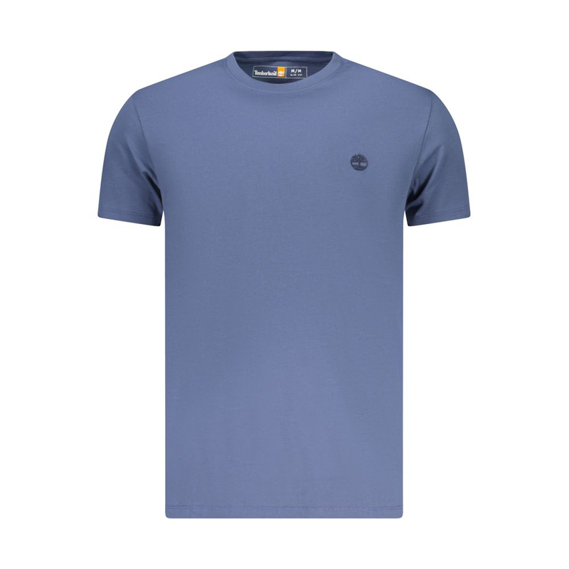 Blue organic cotton men's t-shirt-null
