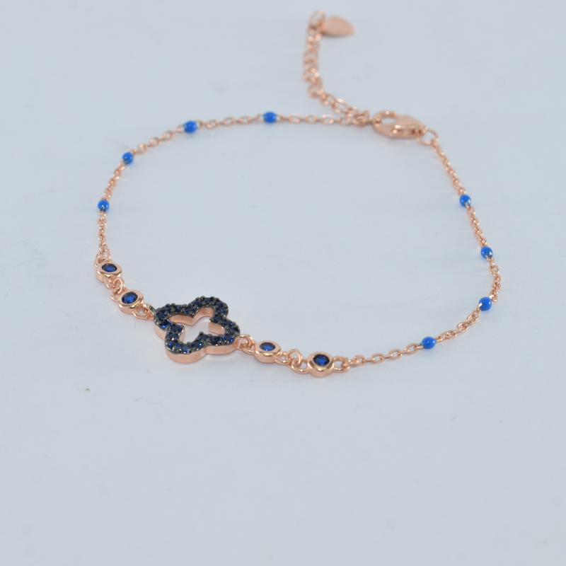 Flower cross bracelet-null