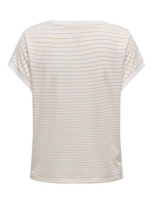 Onlkarlas/s v-neck glitter top
