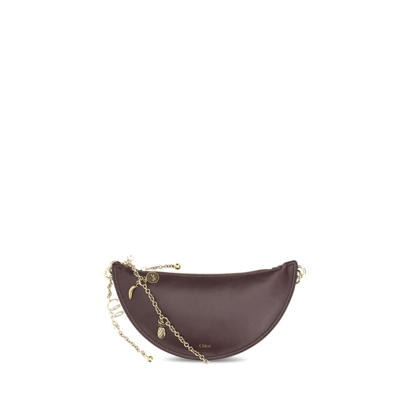 Brown lamb ovis aries aries shoulder bag-null