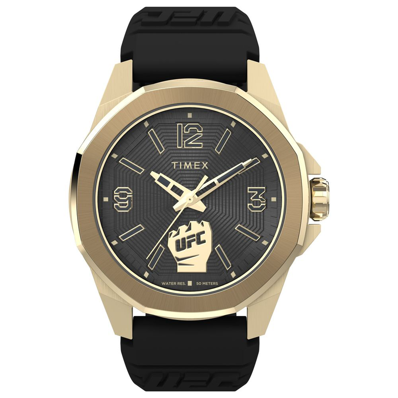 Black synthetic sport watch-null