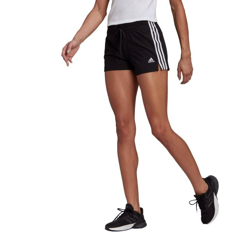 Womens essentials slim 3-stripes shorts-null