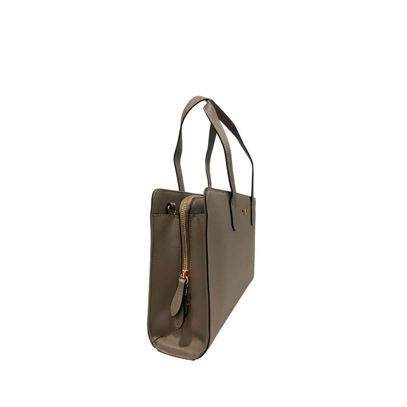 Grey pu women shoulder bag-null