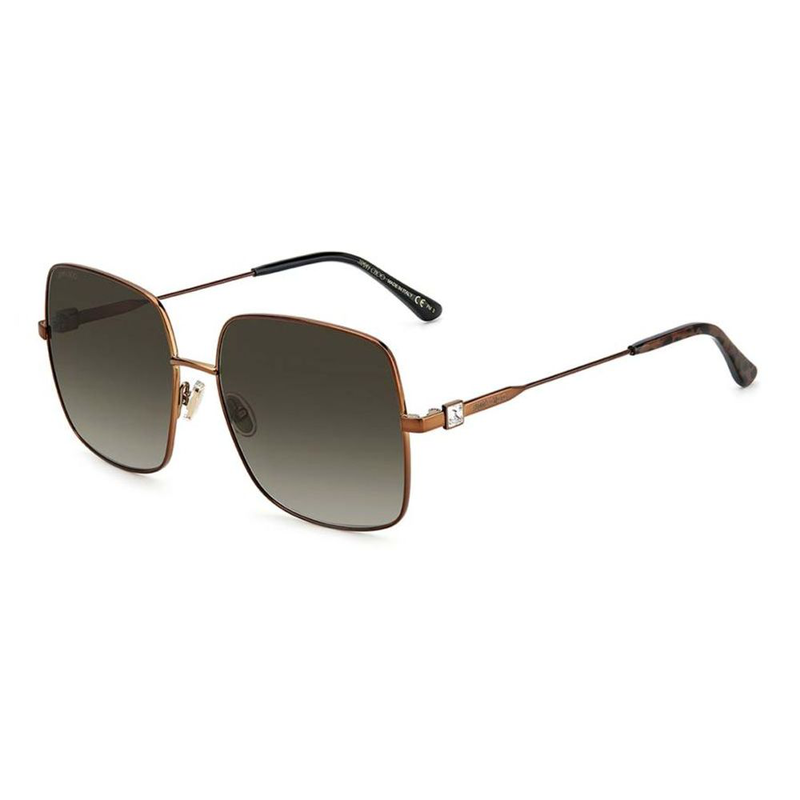 Brown metal sunglasses-null