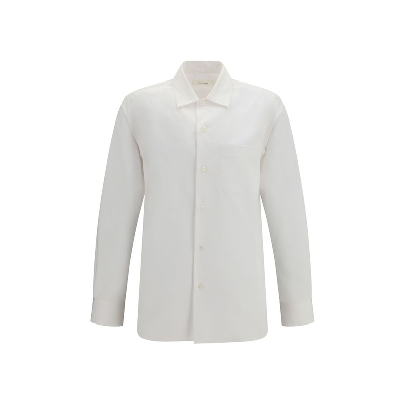 White cotton dress shirt-null
