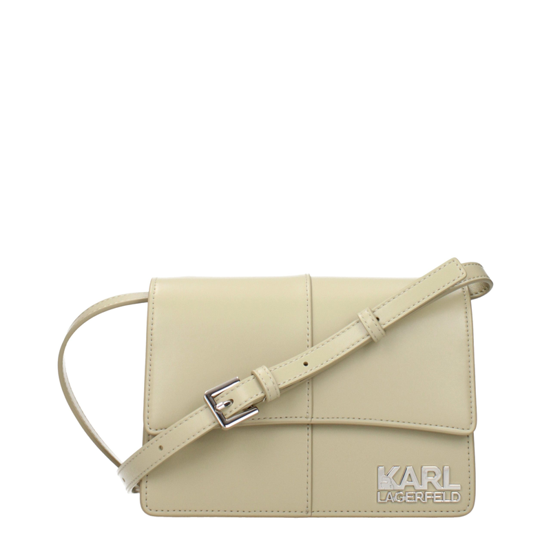 Green polyethylene crossbody bag-null