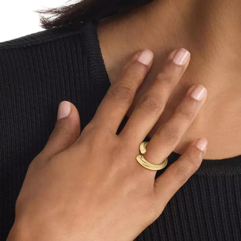 Calvin Klein spiral gp ring-null