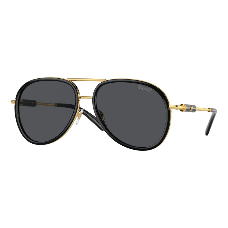 Black metal sunglasses-null