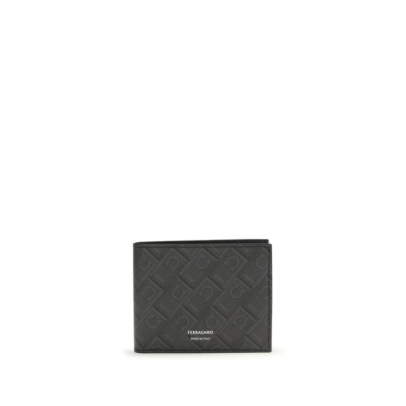 Black calf leather bos taurus wallet-null