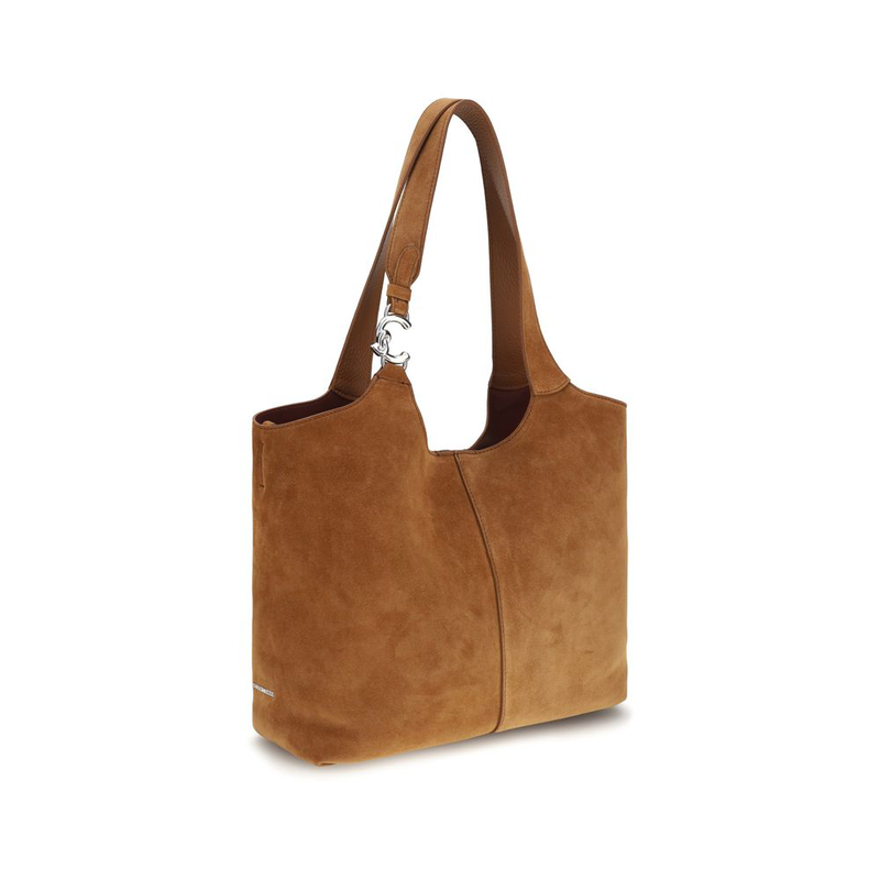 Brown calf leather bos taurus shoulder bag-null