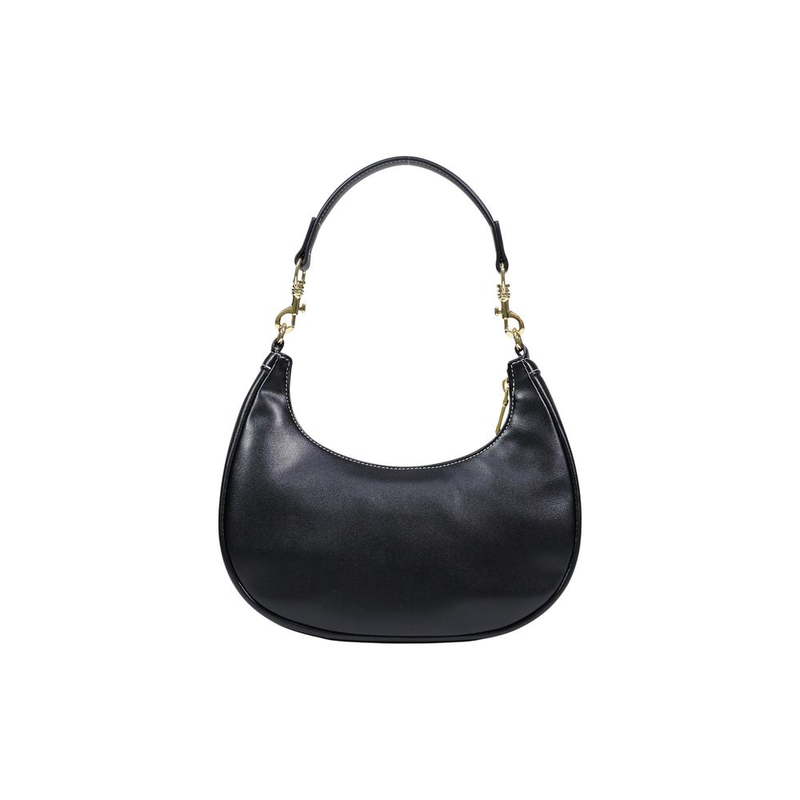Black polyethylene handbag-null