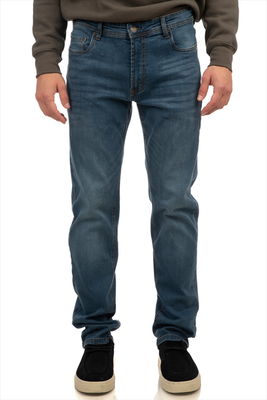 Rebase basic regural fit light faded jeans, Jean, medium