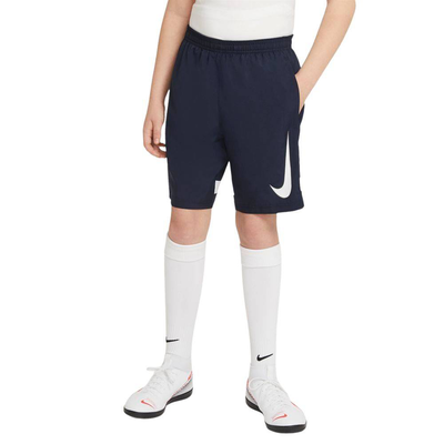 Youth Dri-FIT academy short, Obsidian / White, medium