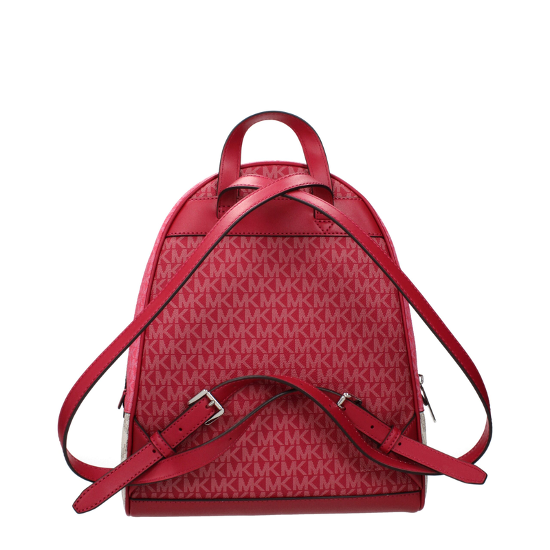 Beige fabric backpack-null