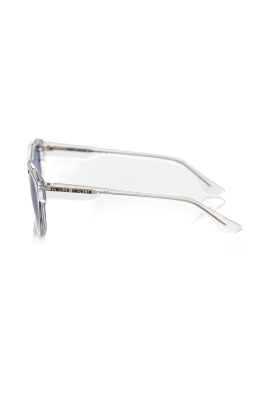 White acetate men sunglass-null