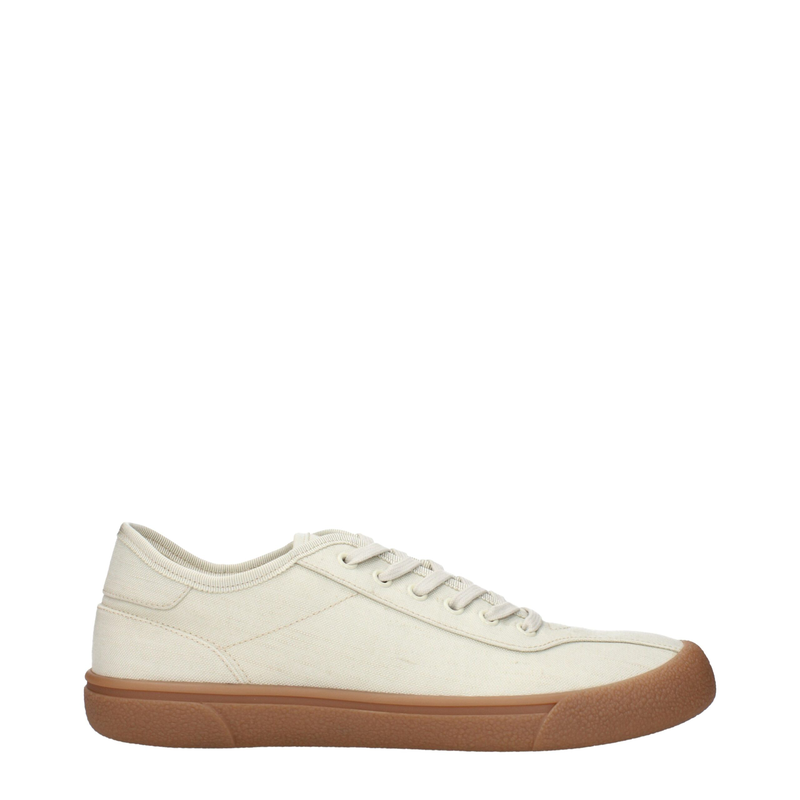 Beige fabric sneakers-null