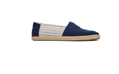 Toms recycled cotton university stripes
