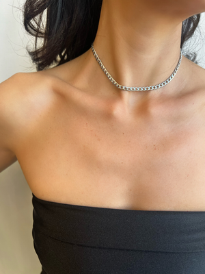 Silver chain, , medium