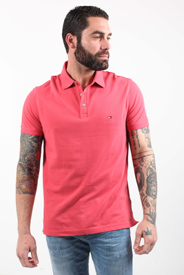 1985 slim polo - tommy hilfiger, Orange, medium