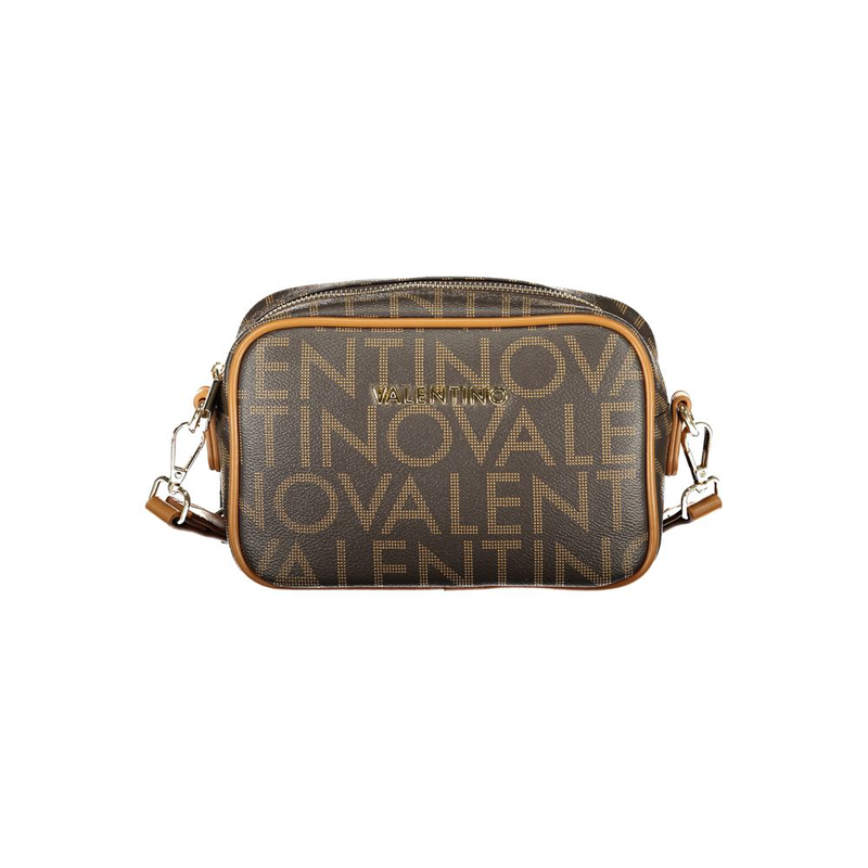 Brown polyurethane women's bag-null