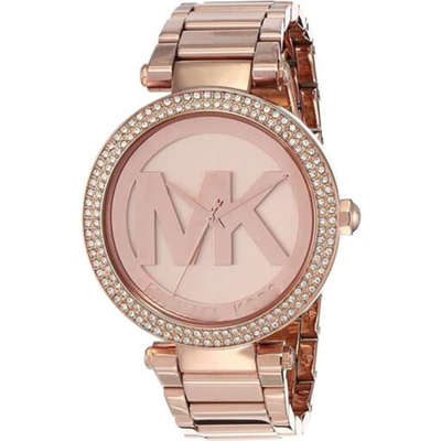 Michael kors ladies mk5865 watch parker rose gold 39mm, Rose Gold, medium