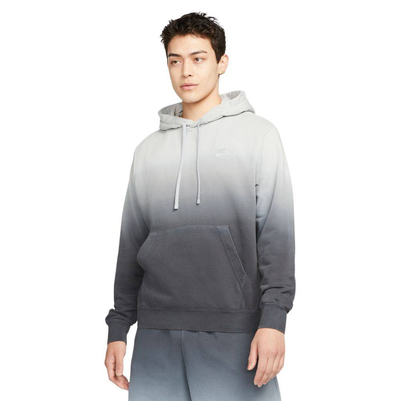 French terry dip-dye pullover hoodie-null